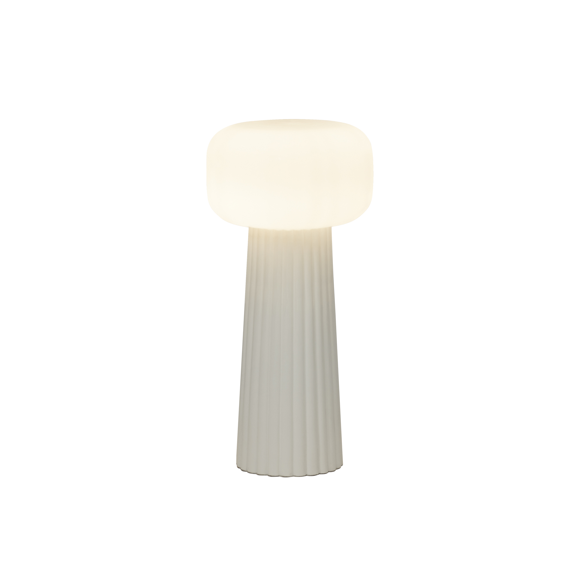 M7248  Faro 50cm 1 Light Table Lamp White